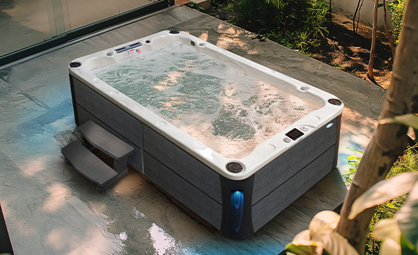 Deck Series Bemus Point hot tubs for sale